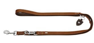 Tara justerbart leiebånd cognac/brun