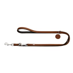 Aalborg Comfort justerbart leiebånd cognac/sort