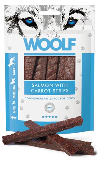 WOOLF Salmon With Carrot Strips