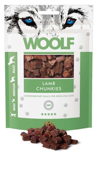 Woolf lamb chunkies 100g