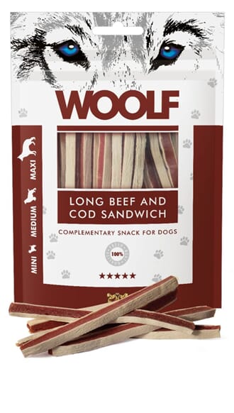 WOOLF Long Beef & Cod Sandwich