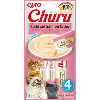 Churu Tuna with Salmon 4stk